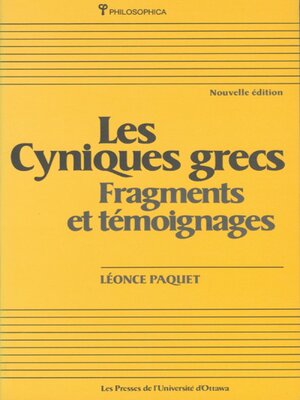 cover image of Les Cyniques grecs